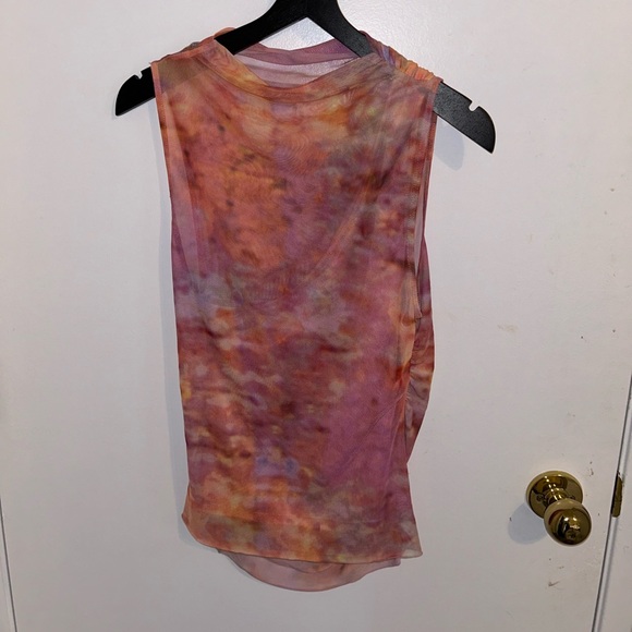 Zara Printed Tulle Top - Picture 3 of 3